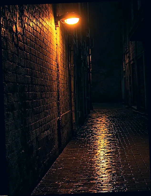 Night street — typical one night friend meetup window